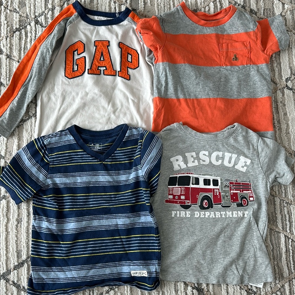 Four Gap shirts